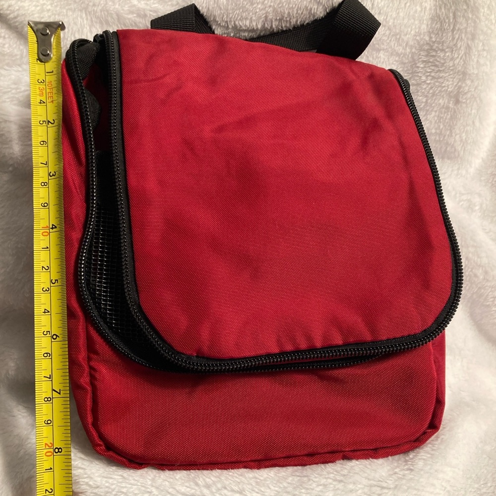 L. L. BEAN Red Toiletry Travel Bag Organizer Multiple Compartments - Picture 3 of 7